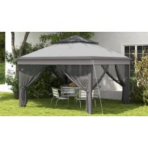 Outsunny Pop-Up Gazebo with Netting & Free Carry Bag! - 2 Colours