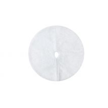 Pure White Faux Fur Christmas Tree Skirt - 4 Sizes