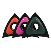 3-Pack of Mini Triangular Pet Hair Removers - 3 Colours