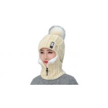 Zip-Up Hooded Winter Hat - 6 Colours