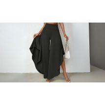 Women's Wide Split Leg Trousers - 8 Colours & Sizes