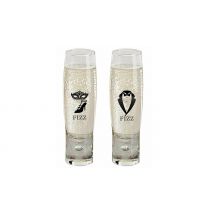 His & Hers Fizz Champagne Glasses