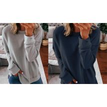 Cosy Sweatshirt Jumper - 4 Colours & 7 Sizes