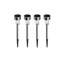 10-Pack of Solar Powered LED Lawn Lamps