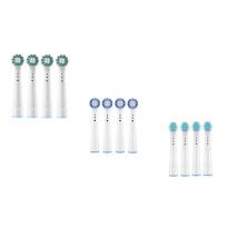 Toothbrush Heads Compatible with Oral B - 4, 8, 12, 16 or 24 Pack, 3 Styles