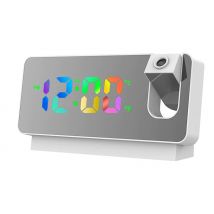 Large Screen LED Display Projection Clock - 2 Colours