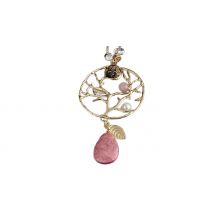 Bird Tree Pendant Boho Necklace