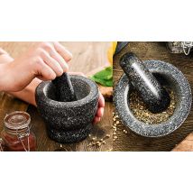 Solid and Durable Granite Pestle & Mortar Set