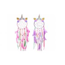 LED Light-Up Feather Unicorn Dream-Catcher Ornament - 6 Options