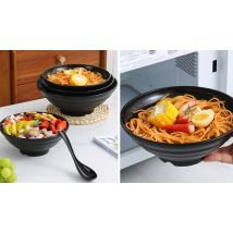 Heavy-Duty Japanese Ramen Bowl & Spoon Set - 4 Sizes!