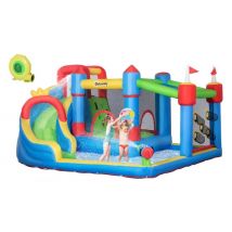 Outsunny 6-in-1 Kids Inflatable Bouncy Castle