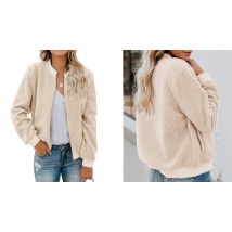 Teddy Bomber Jacket - 6 Colours & 4 Sizes