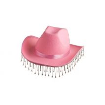Cowboy Hat with Rhinestone Tassel - 3 Colours
