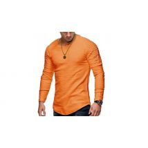 Men's Long-Sleeve Ribbed Sports Jumper - 5 Colours & 5 Sizes