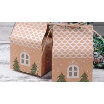 10, 20 or 30-Pack of DIY Craft Christmas Gift Boxes With String & Stickers