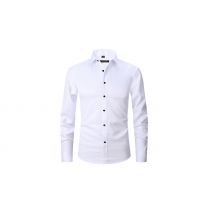 Men's Smart Long-Sleeve Stretch Shirt - 5 Colours & 7 Sizes