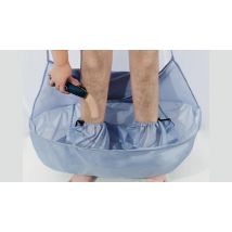 Foldable Leg Shaving Cape with Storage Bag