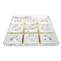 Luxury Acrylic Noughts & Crosses Board Game - 2 Colours