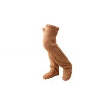 Fluffy Thigh-High Leg Warmer Socks - 5 Colours