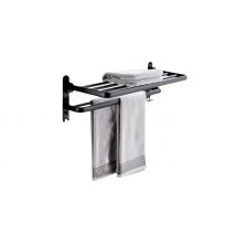 Wall-Mounted Foldable Aluminium Towel Rack