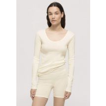 hessnatur Damen Panty High Waist PURE NATURE aus Bio-Baumwolle - natur Größe 44