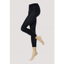hessnatur Feinstrumpf-Leggings aus Bio-Baumwolle - schwarz Größe 40/42