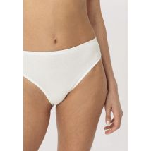 hessnatur Damen Slip High Waist im PURE COTTON aus Bio-Baumwolle - weiß Größe 38