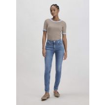 hessnatur Damen Jeans LINA Mid Rise Skinny aus Bio-Denim - blau Größe 26/30