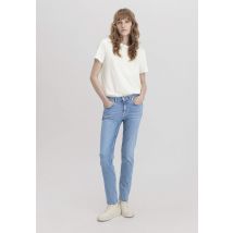 hessnatur Damen Jeans LEA Mid Rise Slim aus Bio-Denim - blau Größe 25/30