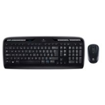 Logitech Wireless Combo MK330 Tastatur Maus enthalten Büro USB QWERTY US International Schwarz