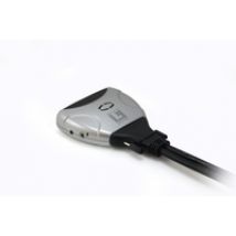 LevelOne 2-Port-Kabel-KVM-Switch, DVI, USB, Audio