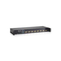 LevelOne KCM-0832 Tastatur/Video/Maus (KVM)-Switch Rack-Einbau Schwarz