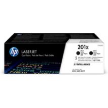 HP 201X 2er-Pack Schwarz Original LaserJet Tonerkartuschen mit hoher Reichweite