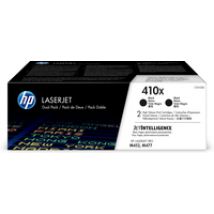 HP 410X 2er-Pack Schwarz Original LaserJet Tonerkartuschen mit hoher Reichweite