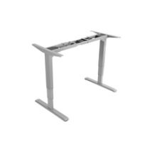 Equip ERGO Elektrisches-Sitz-Steh-Tischgestell, Doppelmotor, grau
