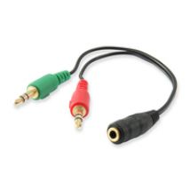 Equip 147942 Audio-Splitter Schwarz