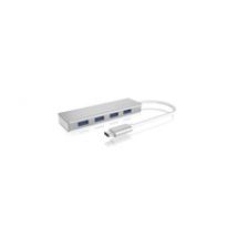 ICY BOX IB-HUB1425-C3 USB 3.2 Gen 1 (3.1 Gen 1) Type-C 5000 Mbit/s Silber
