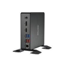 Shuttle XPC Nano PC NC40U, Intel Celeron 7305U, 1x HDMI, 1x DP,1xUSB-C/DP, 6x USB3.2, 1x 2.5 bay, 2x M.2, 1x LAN, RAID, 24/7 Dauerbetrieb, inkl. VESA & Stand