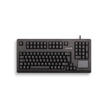 CHERRY TouchBoard G80-11900 Kabelgebundene Tastatur mit Touchpad, Schwarz, USB (QWERTZ - DE)
