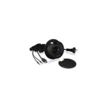 ICY BOX IB-HUB1430 Steckdose Schwarz