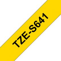 Brother TZE-S641 Etiketten erstellendes Band Schwarz auf gelb TZ