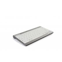 BakkerElkhuizen UltraBoard 950 Wireless Tastatur Büro Bluetooth QWERTY US Englisch Hellgrau, Weiß