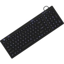 KeySonic KSK-6031INEL Tastatur Industriell USB QWERTZ Deutsch Schwarz