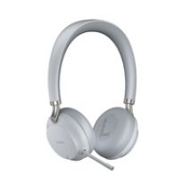 Yealink BH72 Kopfhörer Verkabelt & Kabellos Kopfband Anrufe/Musik USB Typ-A Bluetooth Ladestation Hellgrau