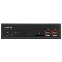 Shuttle XPC slim Barebone DH32U5, Intel i5-1135G7, 4x HDMI 2.0b 2x LAN, 2x COM, incl. VESA, 24/7 Dauerbetrieb