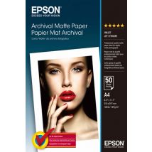 Original Epson (A4) Archival Matte Paper (50 Sheets) 192gsm