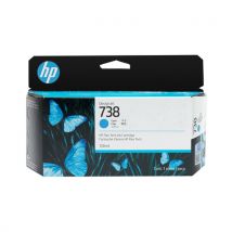 Original HP 738 Cyan Ink Cartridge