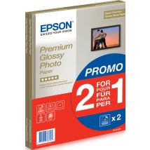 Original Epson (A4) Premium Glossy Photo Paper (2 x 15 Sheet