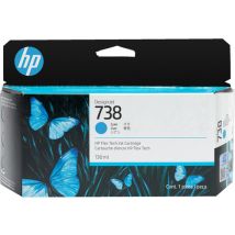 Original HP 738 Cyan Ink Cartridge
