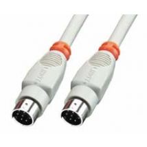 Lindy 8 Pin Mini DIN Cable 2 m Paralleles Kabel Grau